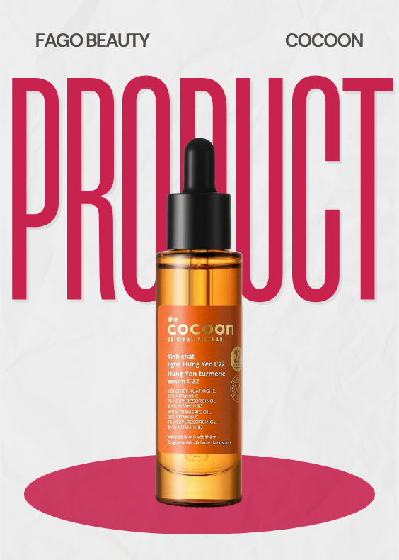 Tinh chất Nghệ Hưng Yên Vitamin C C22 Cocoon 30ml