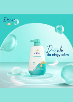 Sữa tắm Dove cho da nhạy cảm