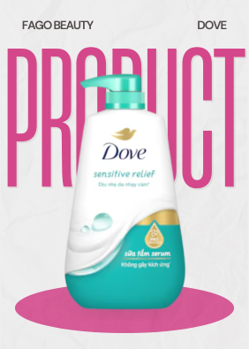 Sữa tắm Dove cho da nhạy cảm