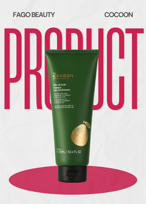 Dầu xả bưởi Cocoon làm mềm mượt tóc 310ml